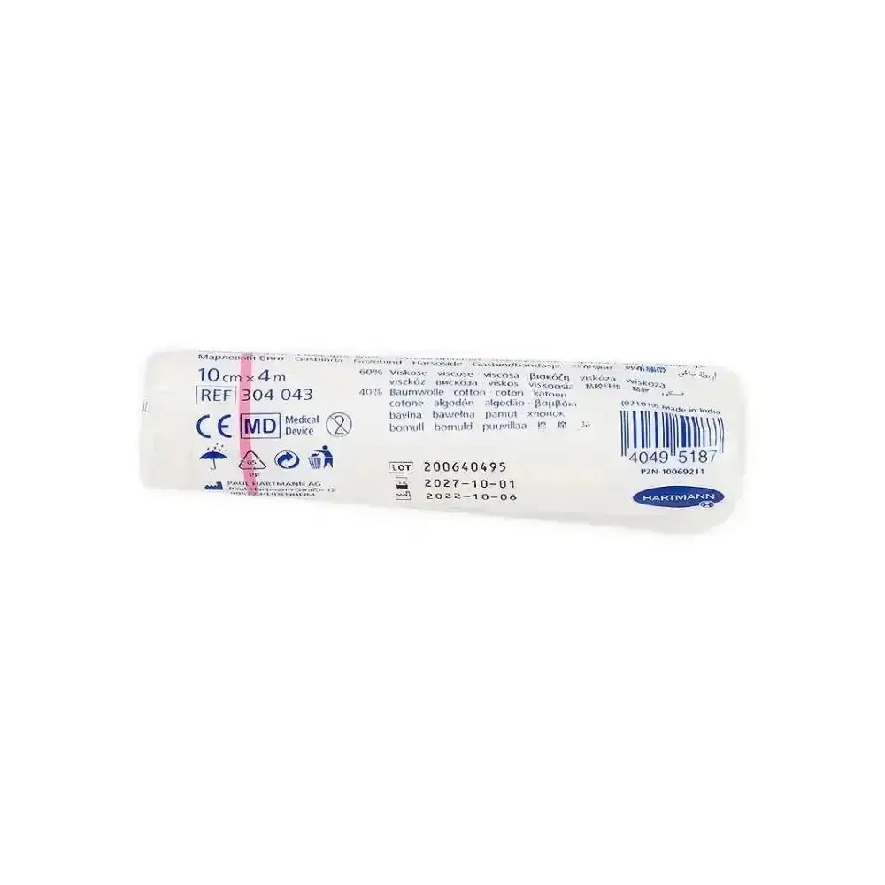 Hartmann - Hartmann Peha - Mullbinde Gauze 10cmx4m 1pc - Pharmazone - 