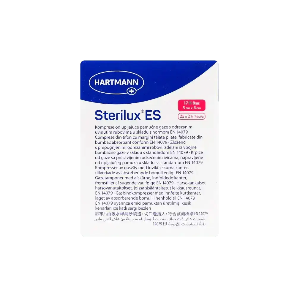 Hartmann - Hartmann Sterilux ES 5x5cm 2*25pcs - Pharmazone - 