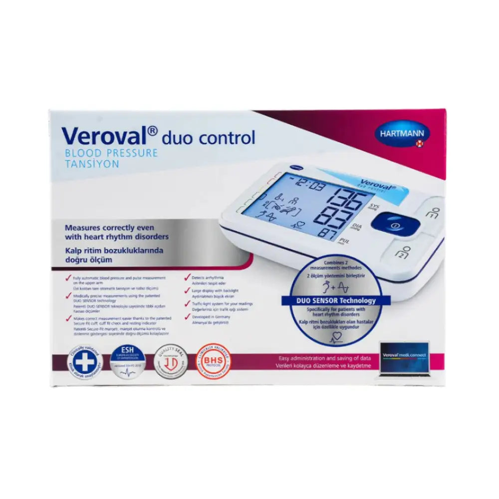 Hartmann Veroval Duo Control BP Monitor-L