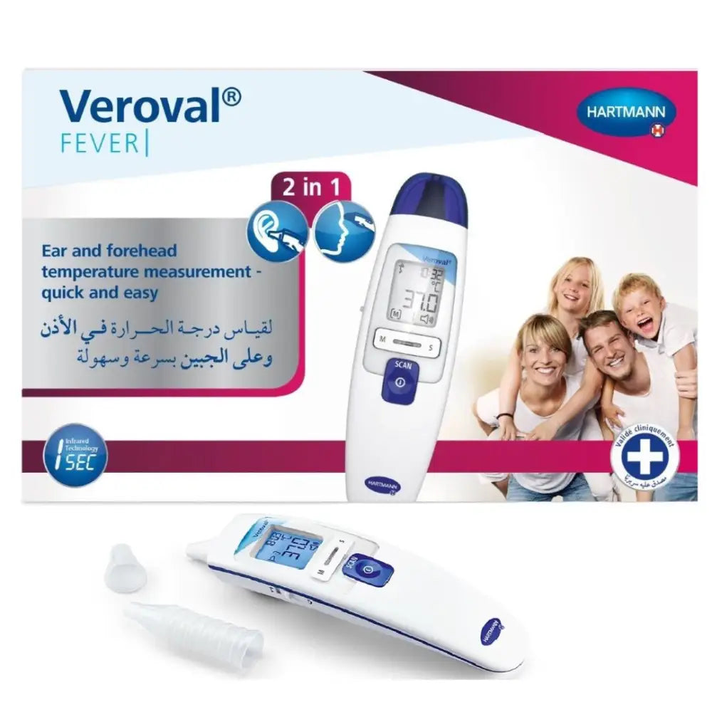 Hartmann Veroval Fever Ear & Forehead 2in1 Thermometer