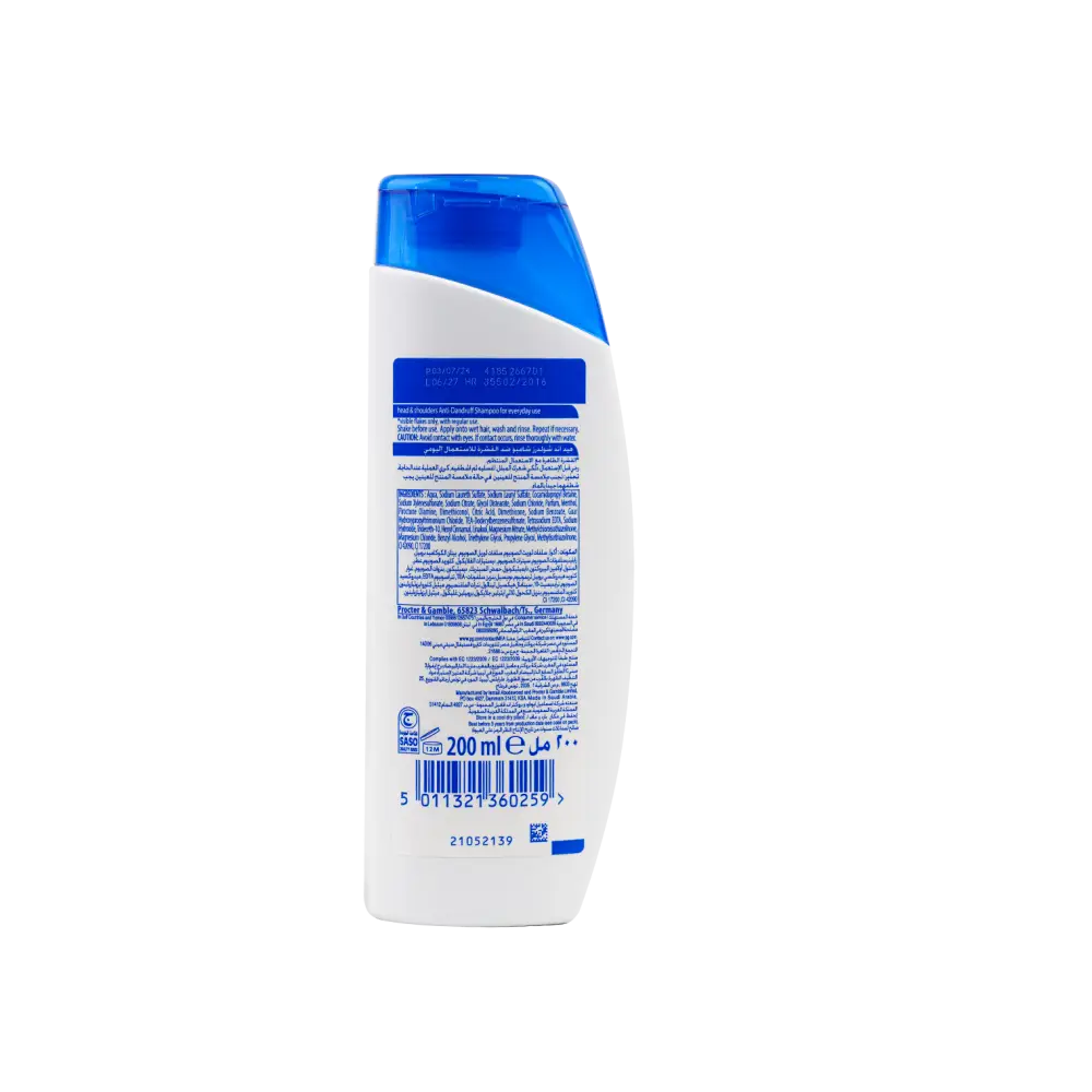 Head & Shoulders Anti-Dandruff Shampoo 200ml-Menthol Fresh