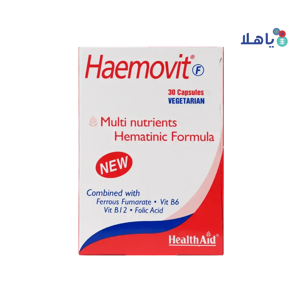 HEALTH AID - Healthaid Haemovit Fort 30 Cap - Pharmazone - 