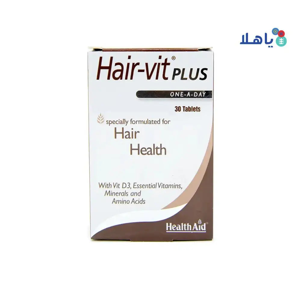 HEALTH AID - Healthaid Hair - Vit Plus 30 Tab - Pharmazone - 