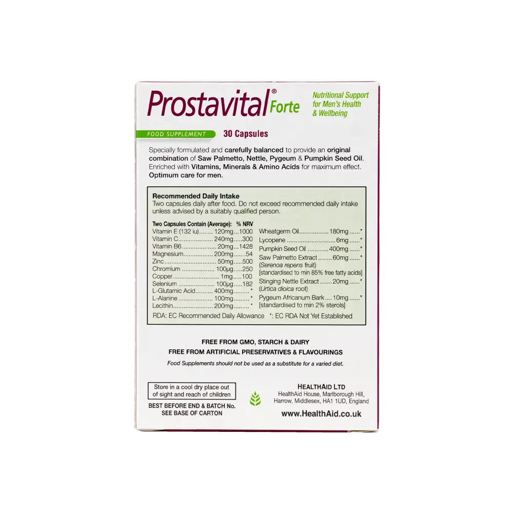 HEALTHAID PROSTAVITAL FORT 30CAP