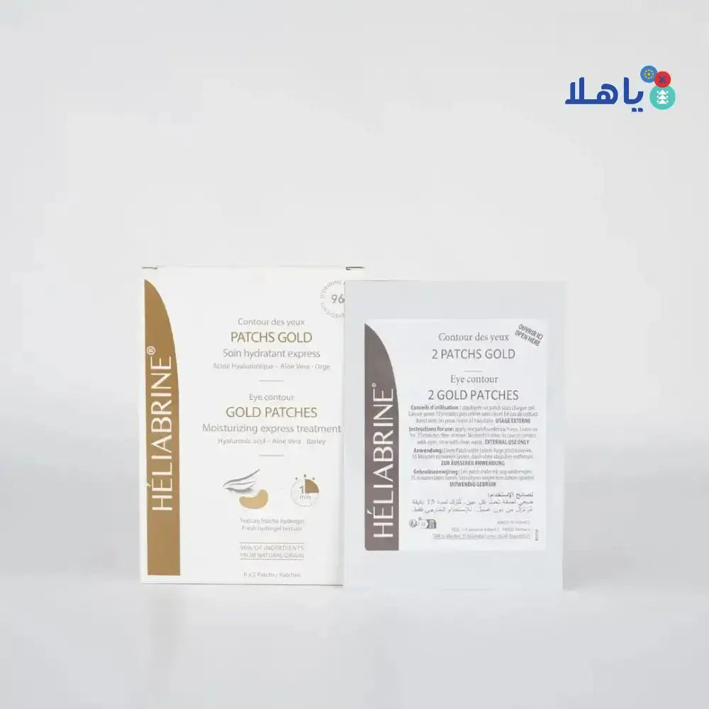 HELIABRINE - HELIABRINE EYE CONTOUR 6X2 GOLD PATCHES - Pharmazone - 