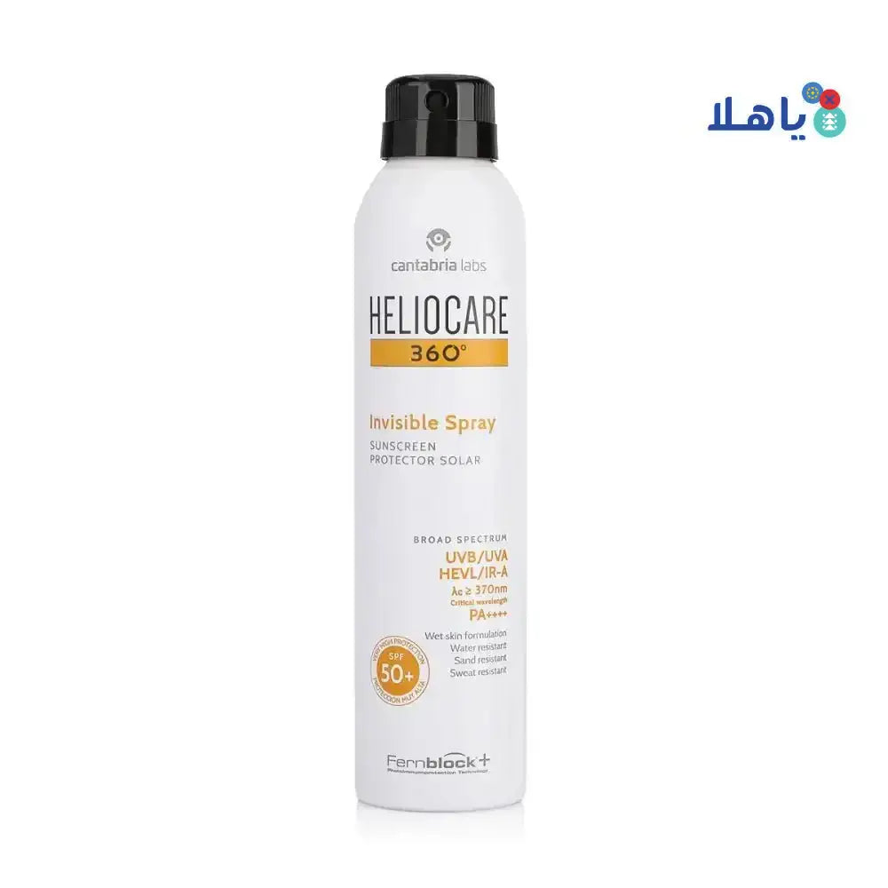 HELIOCARE - HELIOCARE 360 SUNSCREEN SPF50 INVISIBLE SPRAY 200ML - Pharmazone - 