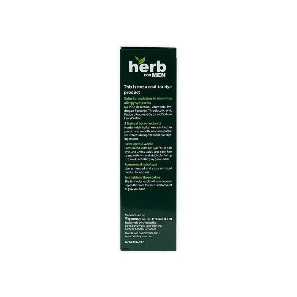 Herb - Herb For Men Mustache & Beard Dye Amm Free - Dark Brown - Pharmazone - 