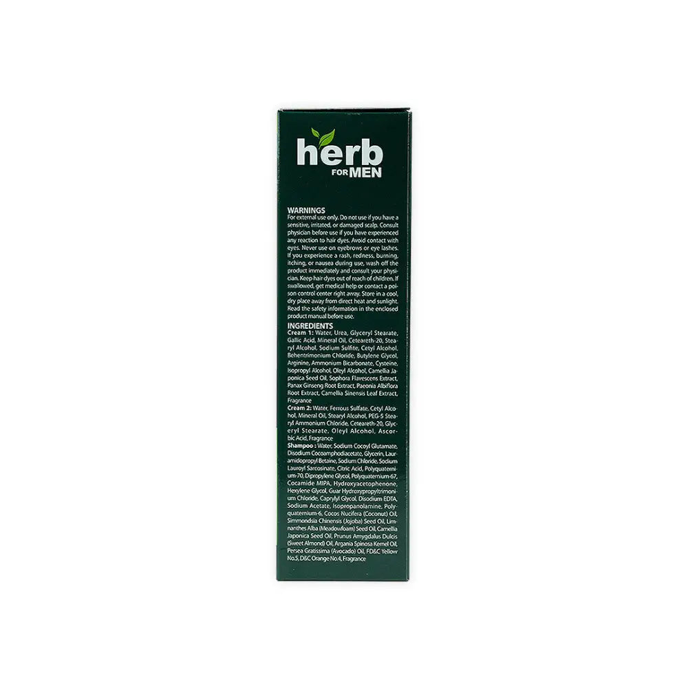 Herb For Men Mustache & Beard Dye Amm Free-Natural Black