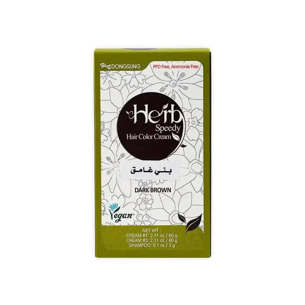 Herb - Herb Speedy Hair Color Cream - Dark Brown - Pharmazone - 