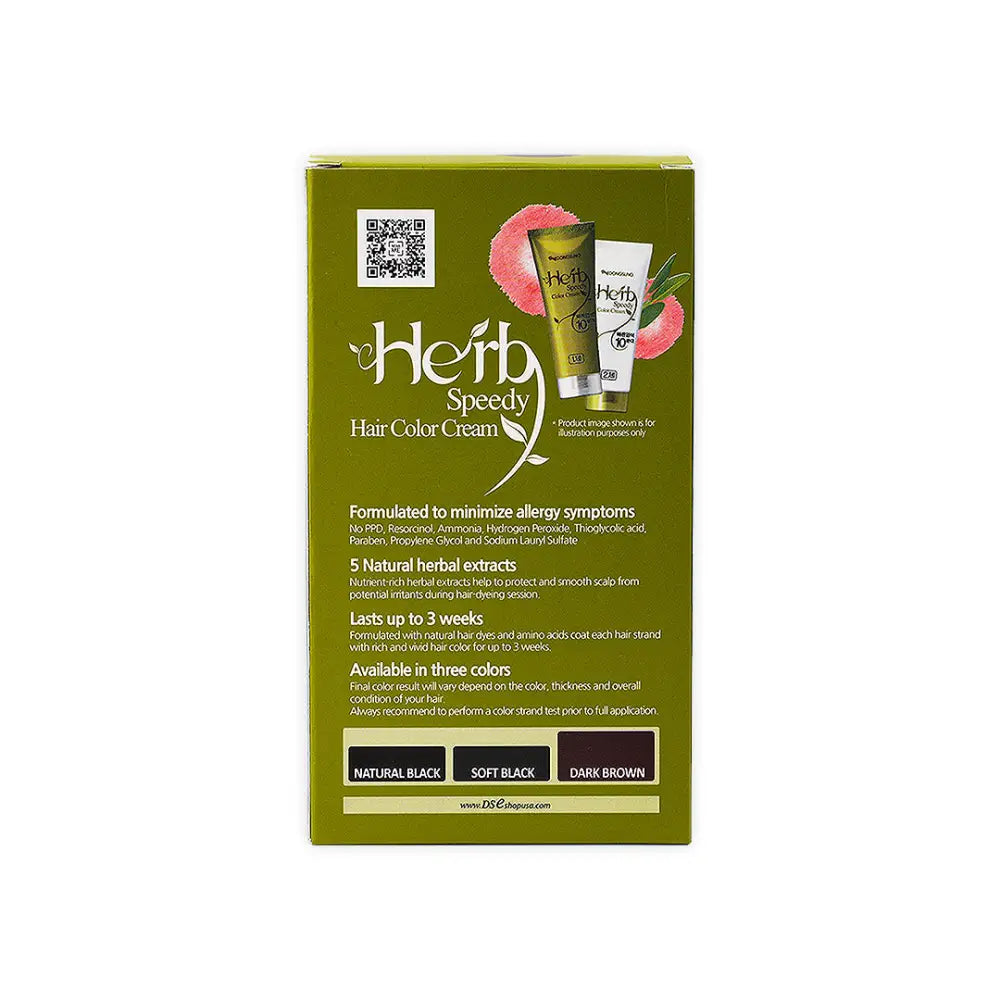 Herb Speedy Hair Color Cream-Dark Brown