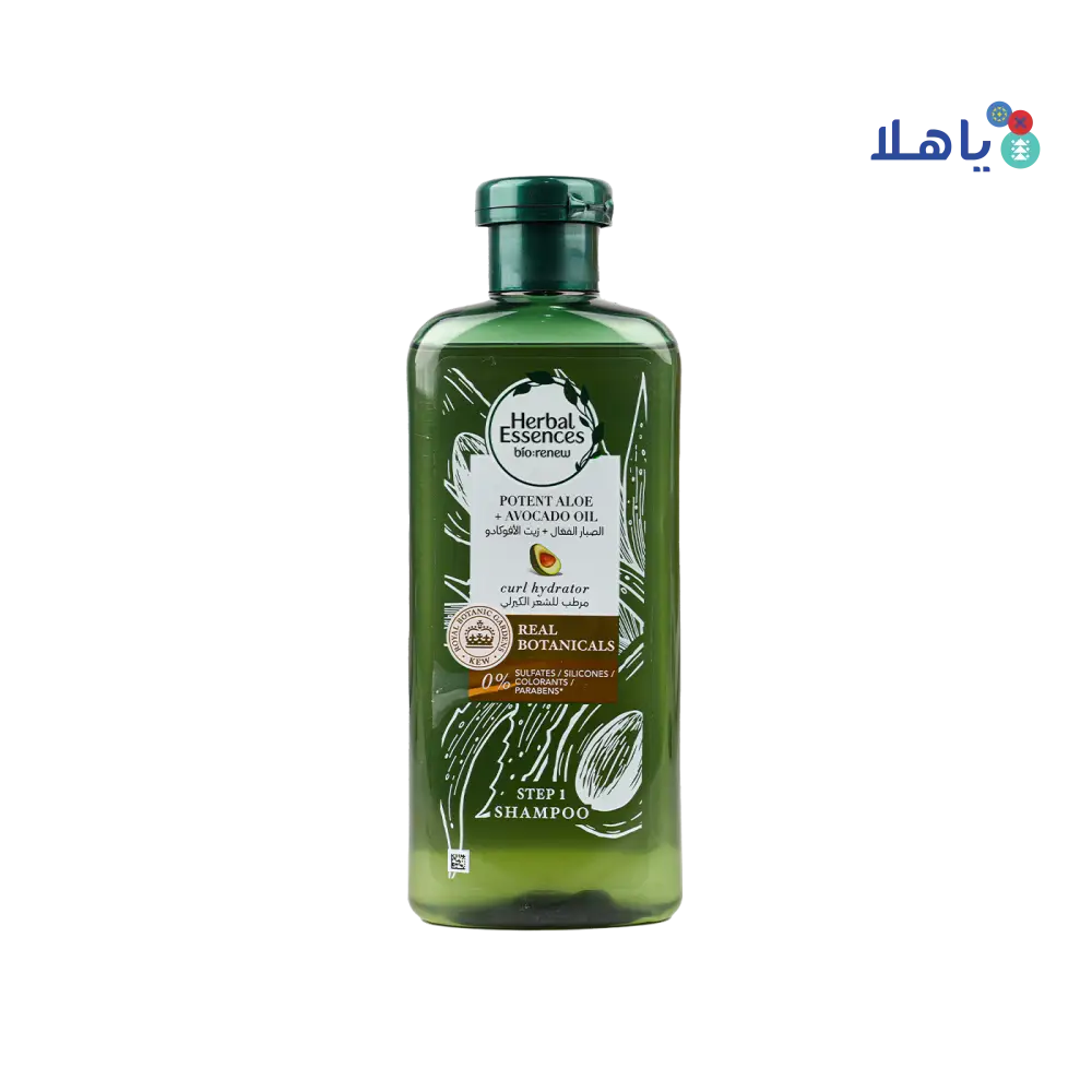 Herbal Essences Curl Hydrator Shampoo 400ml-Aloe+Avocado