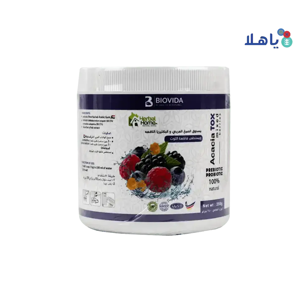 Biovida - Herbal Home Acacia Tox Mixed Berries 250G - Pharmazone - 