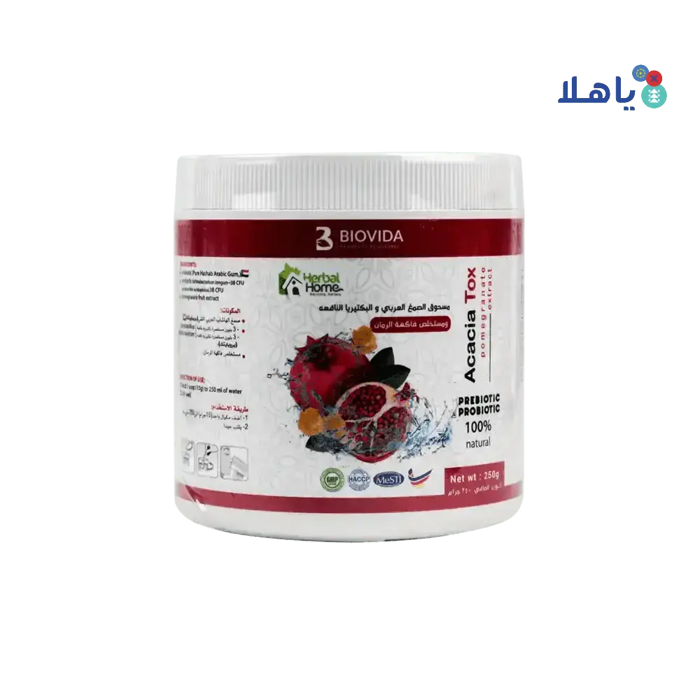 Biovida - Herbal Home Acacia Tox Pomegranate Extract 250G - Pharmazone - 