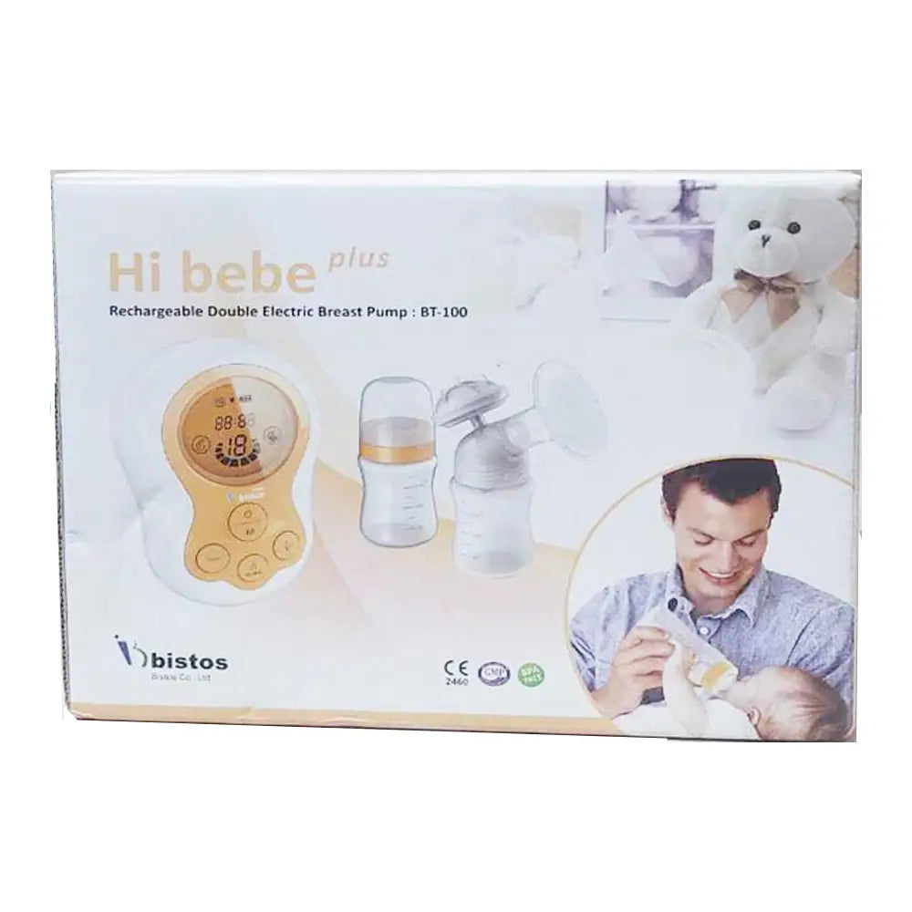 Hi Bebe Plus Rechargeable Double Breast Pump BT-100 Orange