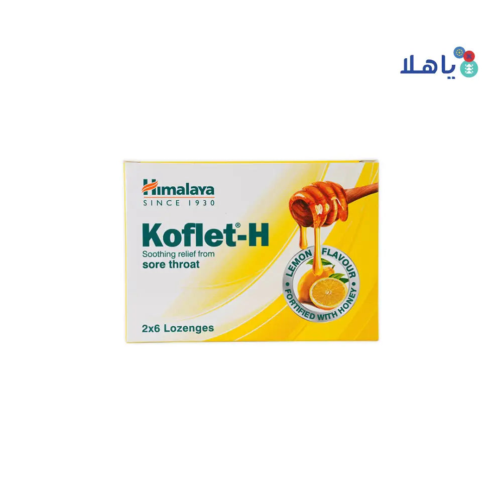 HIMALAYA KOFLET-H LEMON 12LOZ