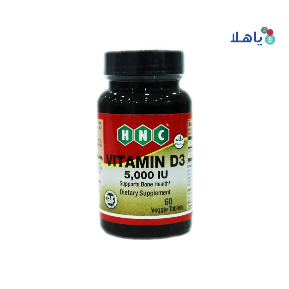 HNC VITAMIN D3 5000IU 60TAB