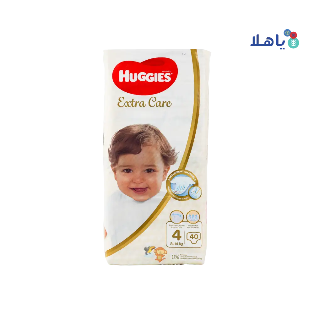 Huggies Extra Care No.4 (8-14kg) 40pcs