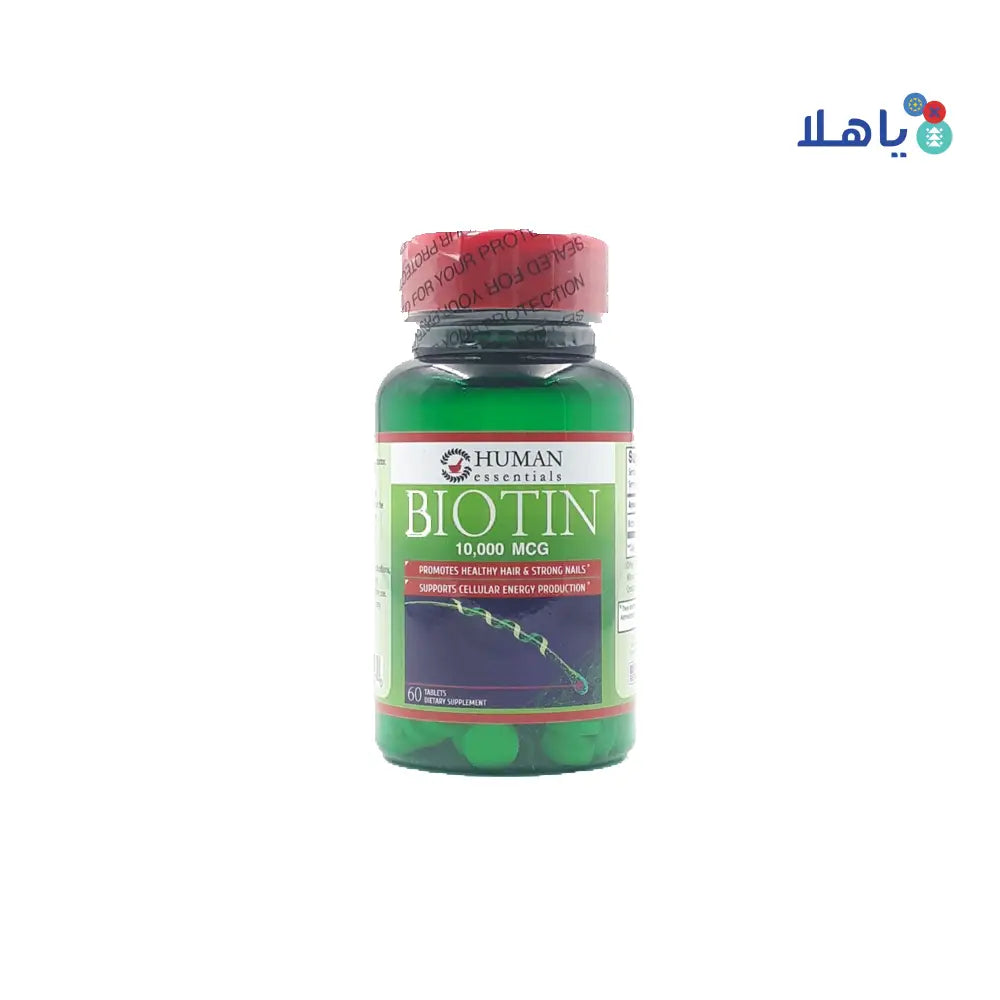 HUMAN BIOTIN 10,000 MCG 60TAB