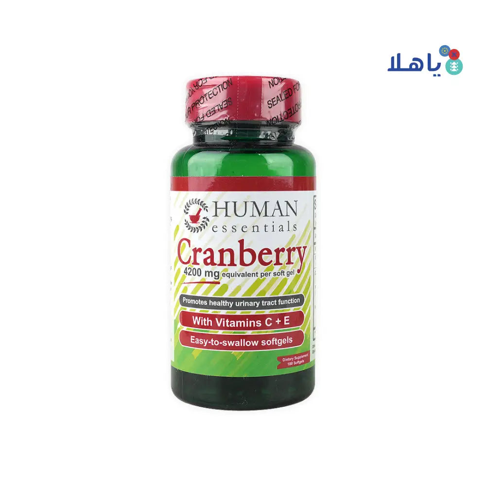 HUMAN CRANBERRY 4200MG 100SOFTGELS