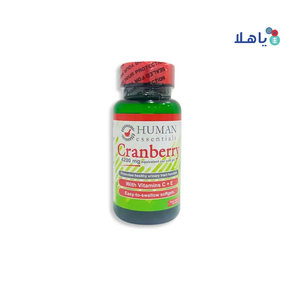 HUMAN CRANBERRY 4200MG 100SOFTGELS