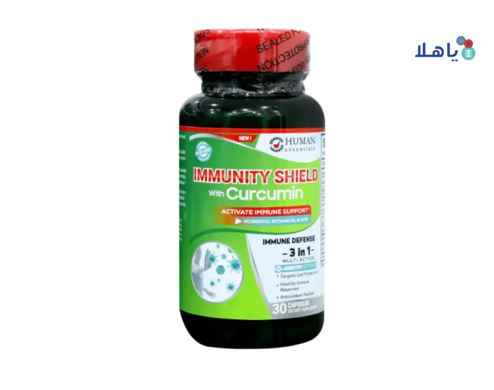 HUMAN IMMUNITY SHIELD WITH CURCUMIN 3IN1 30CAPSULES