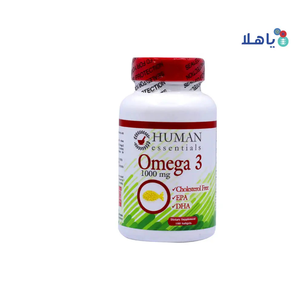 HUMAN OMEGA-3 1000MG 100CAP