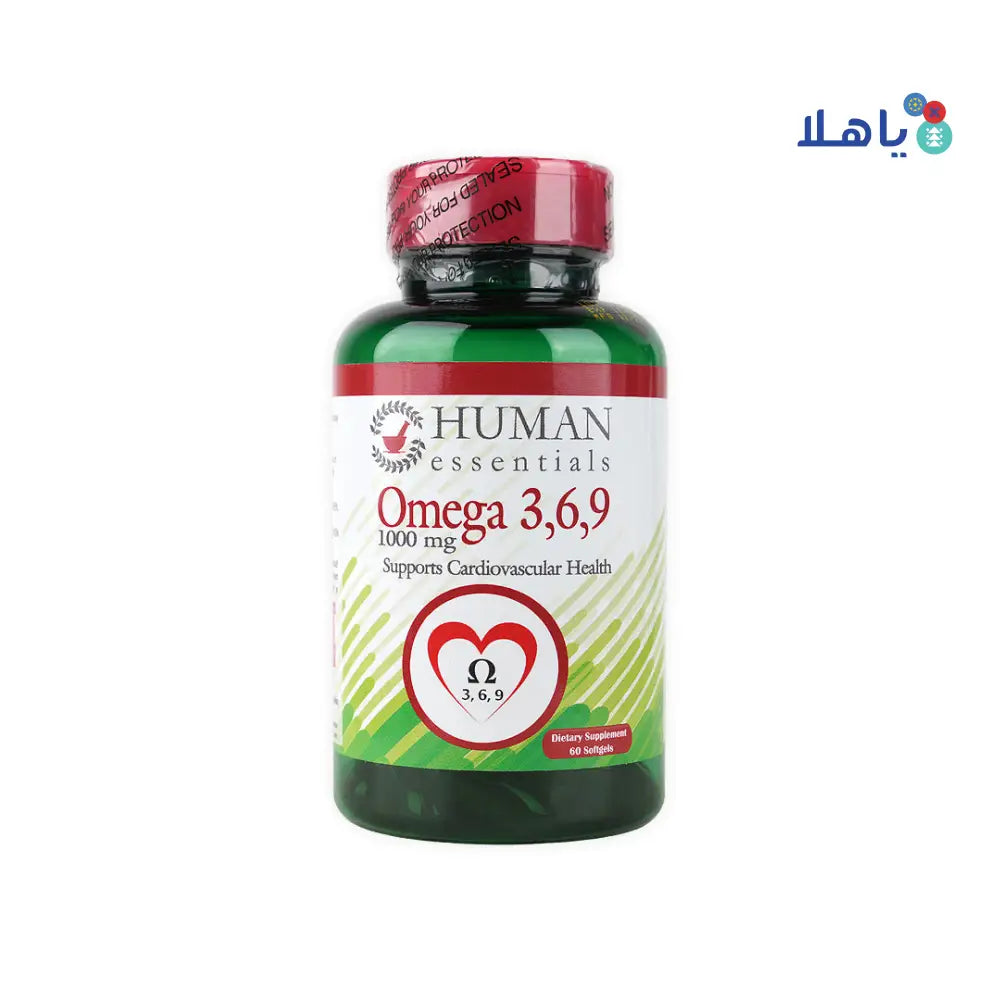 HUMAN OMEGA 3,6,9 1000MG 60CAP