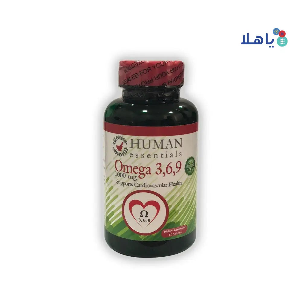 HUMAN OMEGA 3,6,9 1000MG 60CAP