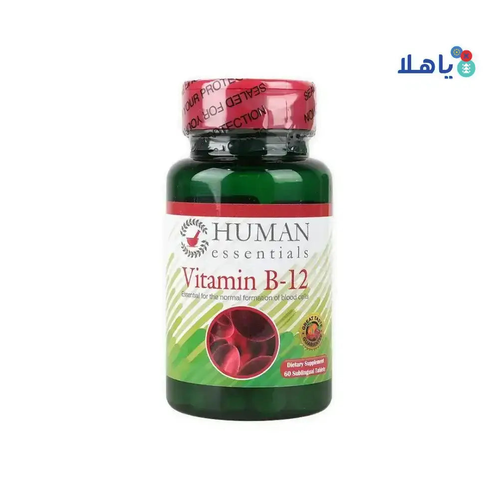 HUMAN - HUMAN VITAMIN B - 12 1200MCG 60TAB - Pharmazone - 