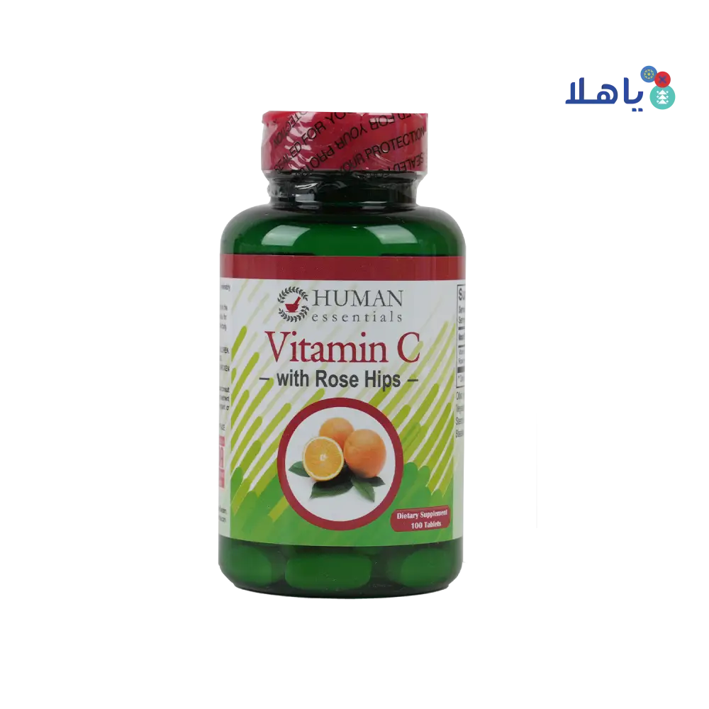 HUMAN VITAMIN-C WITH ROSE HIPS 100 TABLETS