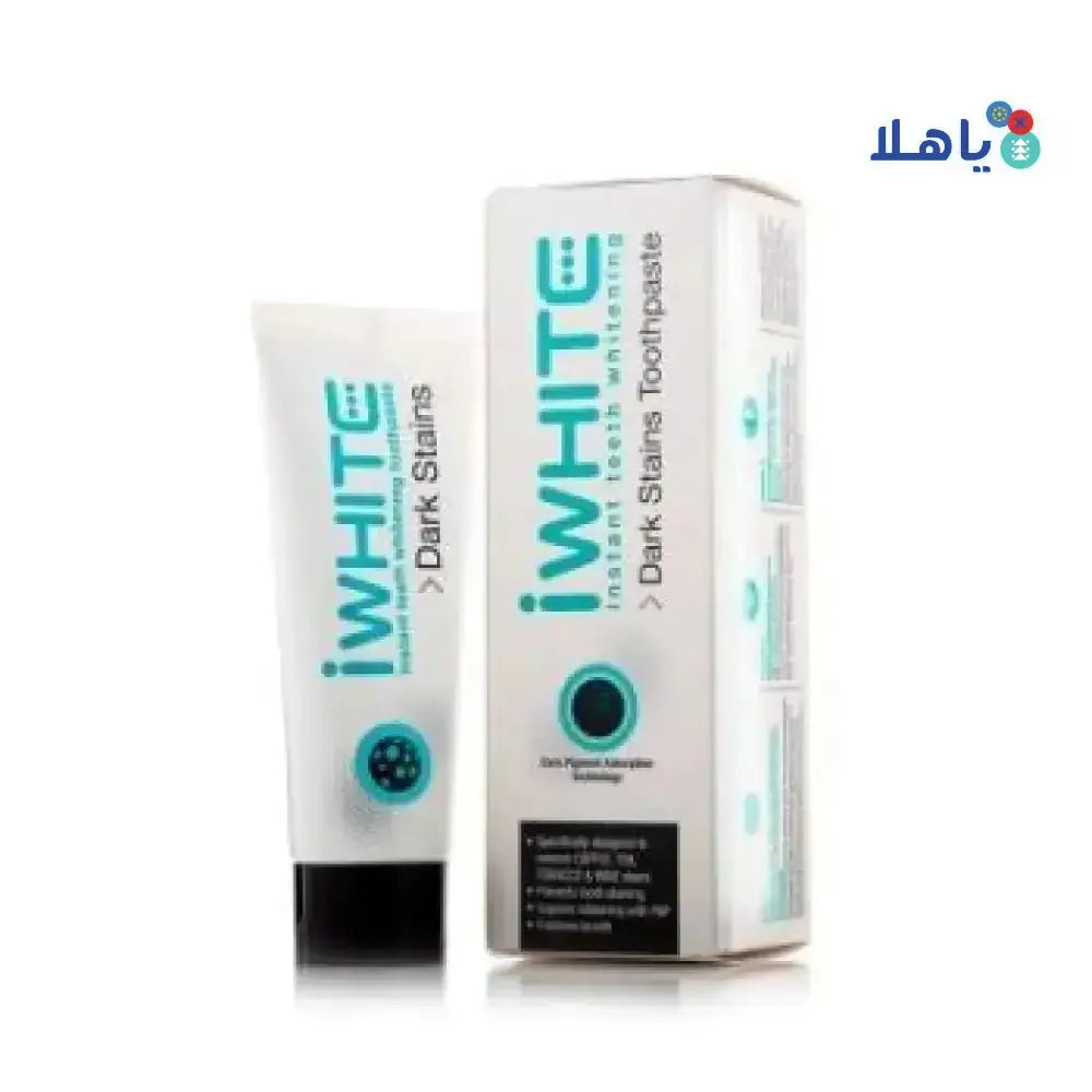 I - WHITE - I WHITE DARK STAINS TOOTHPASTE 75ML - Pharmazone - 