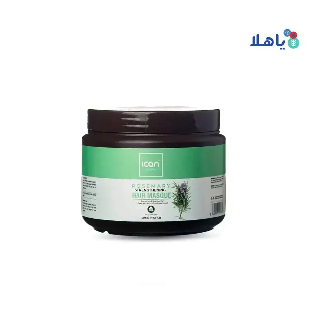 ICAN LONDON LTD - ICAN ROSEMARY STRENGTHENING HAIR MASK 500ML - Pharmazone - 