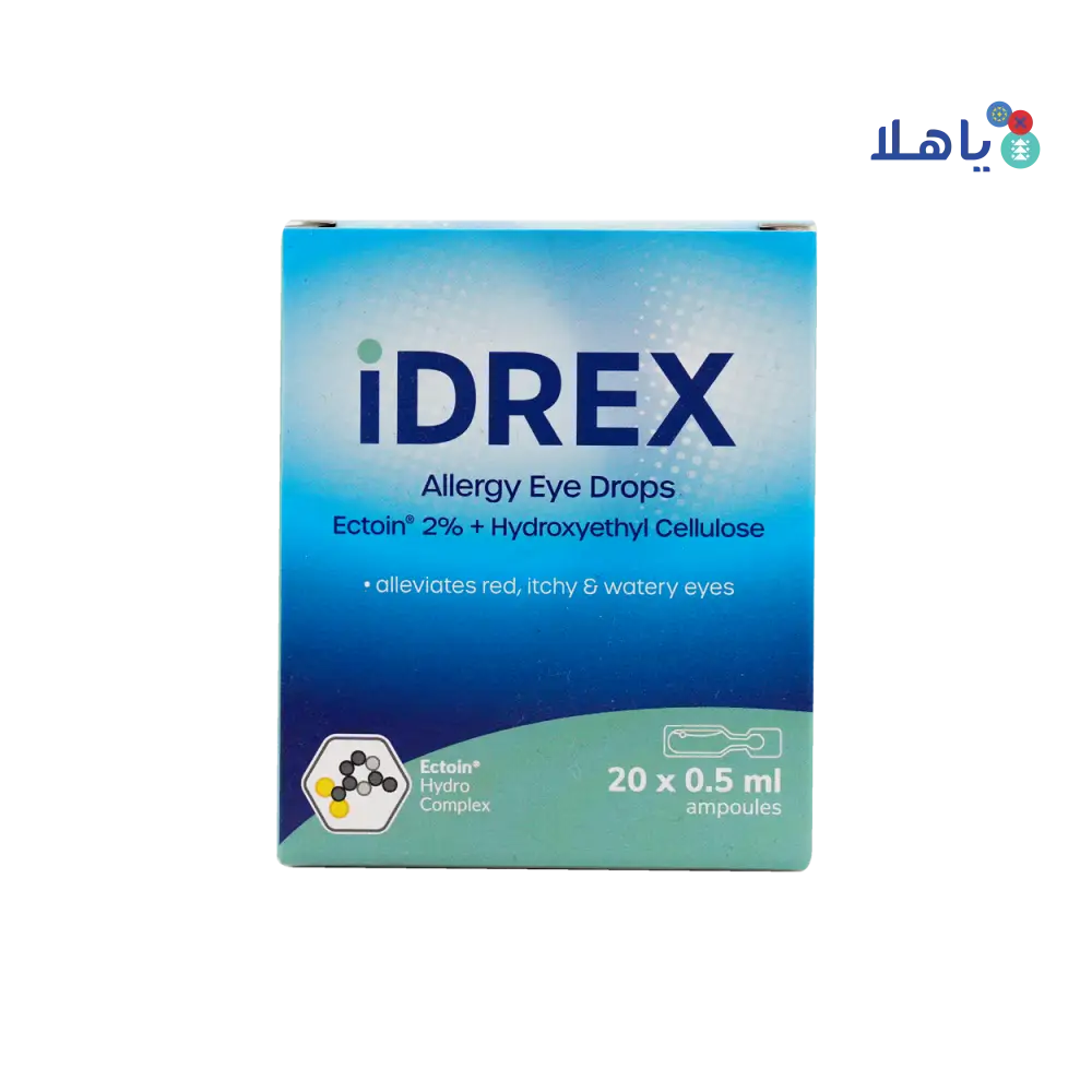 IDREX ALLERY EYE DROPS 20X0.5ML