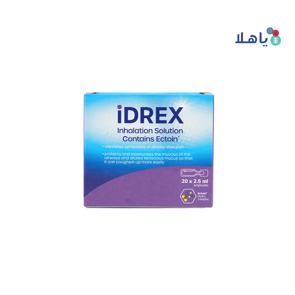 Idrex Inhalation Solution Contains Ection 20 X 2.5ml