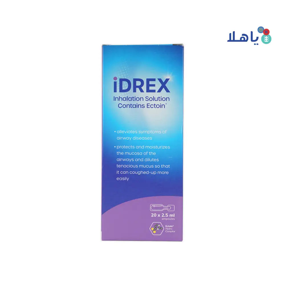 Idrex Inhalation Solution Contains Ection 20 X 2.5ml