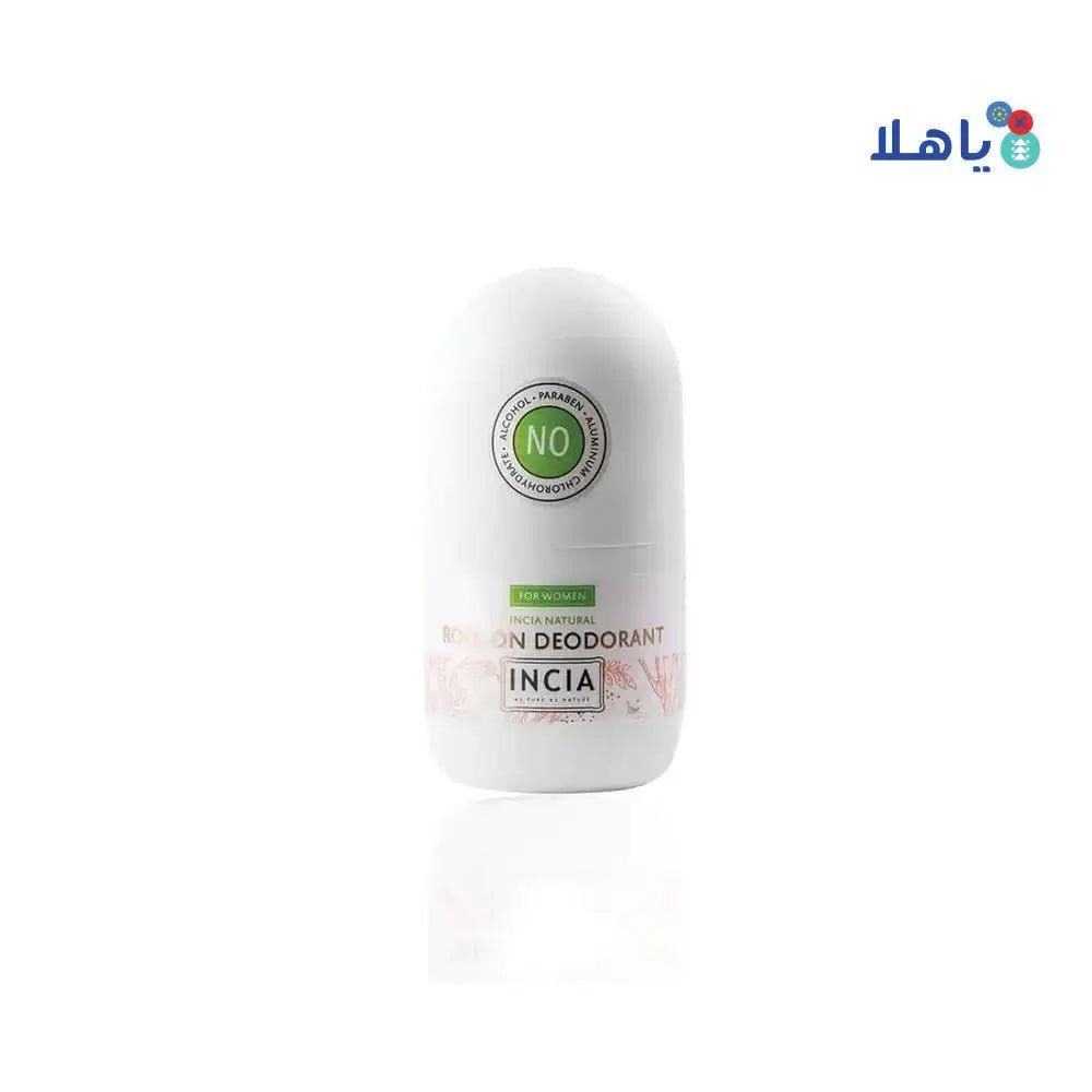 INCIA - INCIA NATURAL ROLL - ON DEODORANT FOR WOMEN 50ML - Pharmazone - 