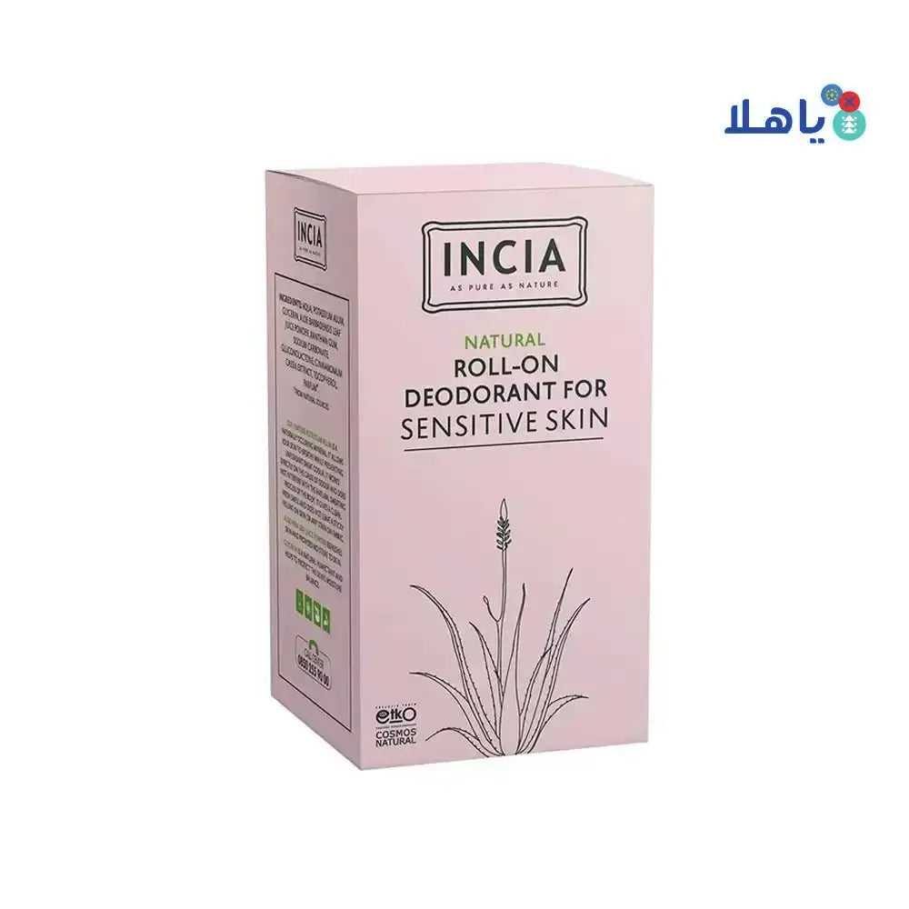 INCIA - INCIA NATURAL ROLL - ON DEODORANT FOR SENSITIVE SKIN 50ML - Pharmazone - 