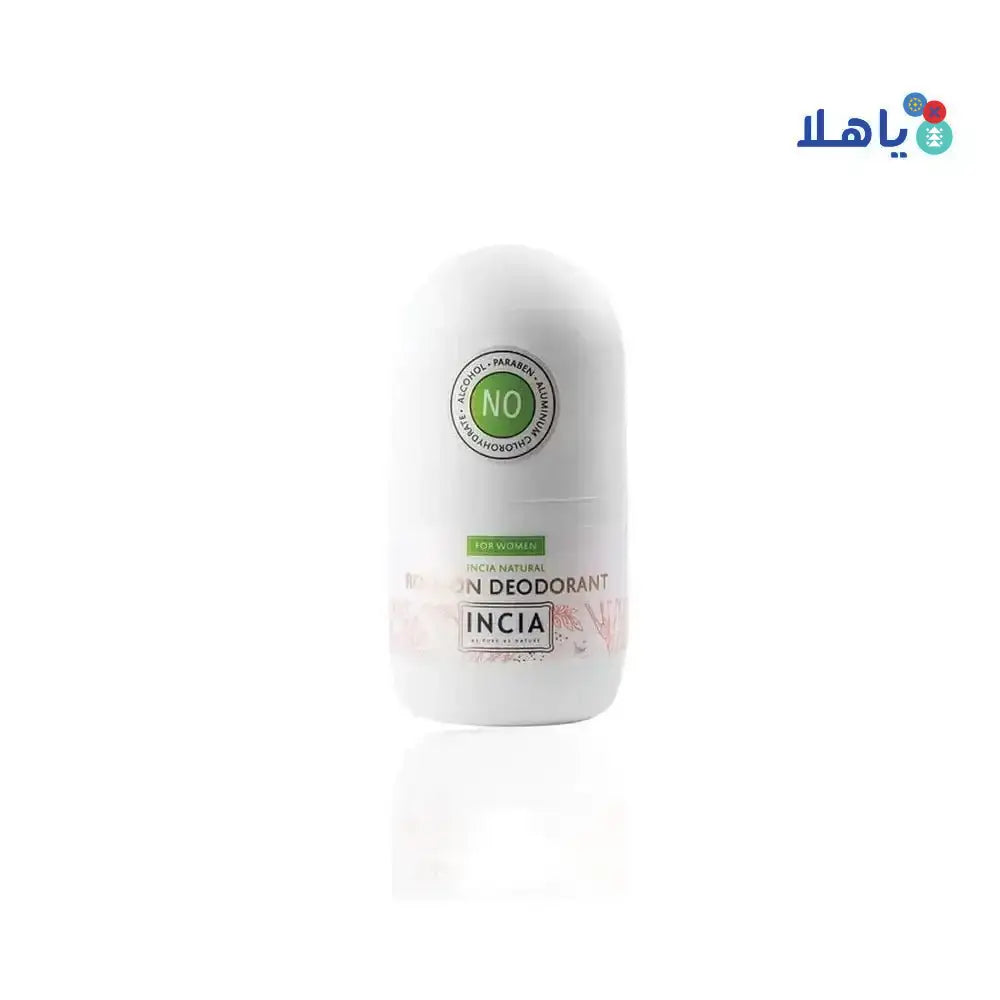 INCIA - INCIA NATURAL ROLL - ON DEODORANT FOR WOMEN 50ML - Pharmazone - 