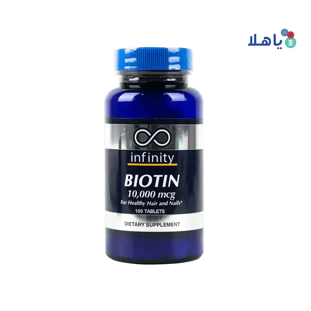 INFINITY - INFINITY BIOTIN 10,000 MCG 100 TABLETS - Pharmazone - 