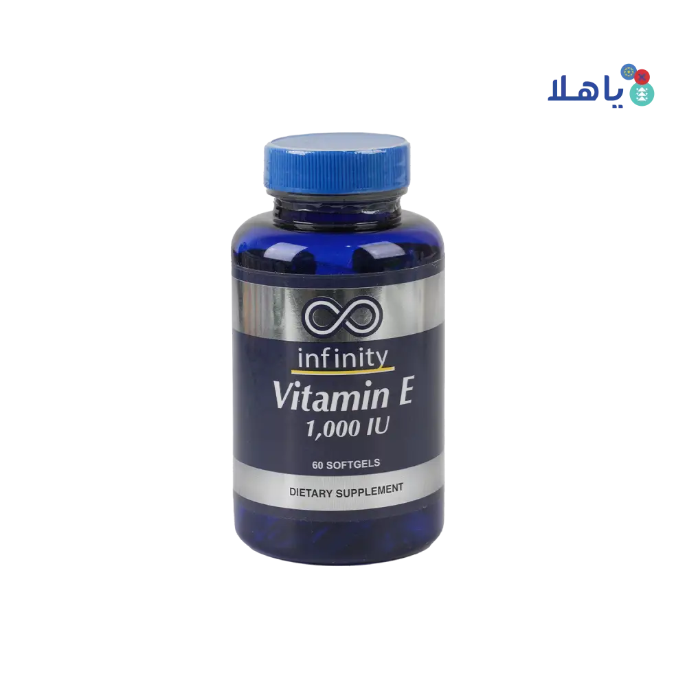 INFINITY VITAMIN E 1000 IU 60 SOFTGELS