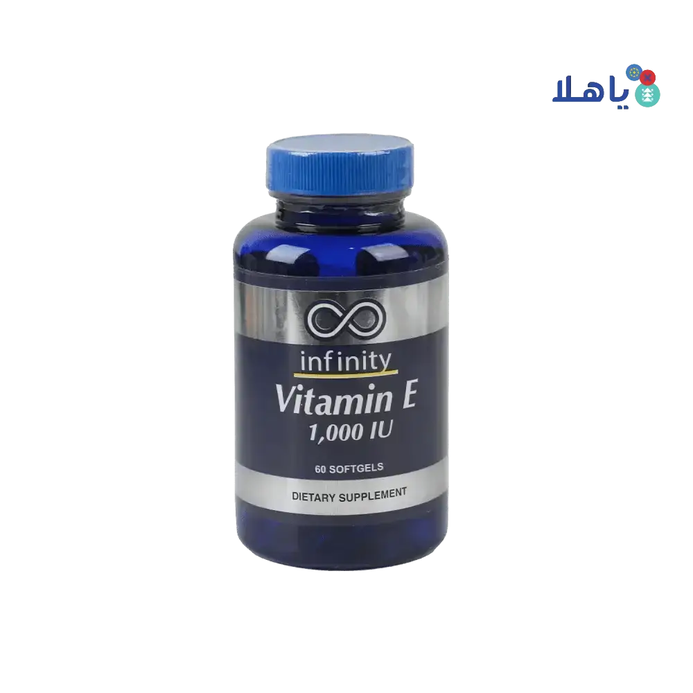 INFINITY - INFINITY VITAMIN E 1000 IU 60 SOFTGELS - Pharmazone - 