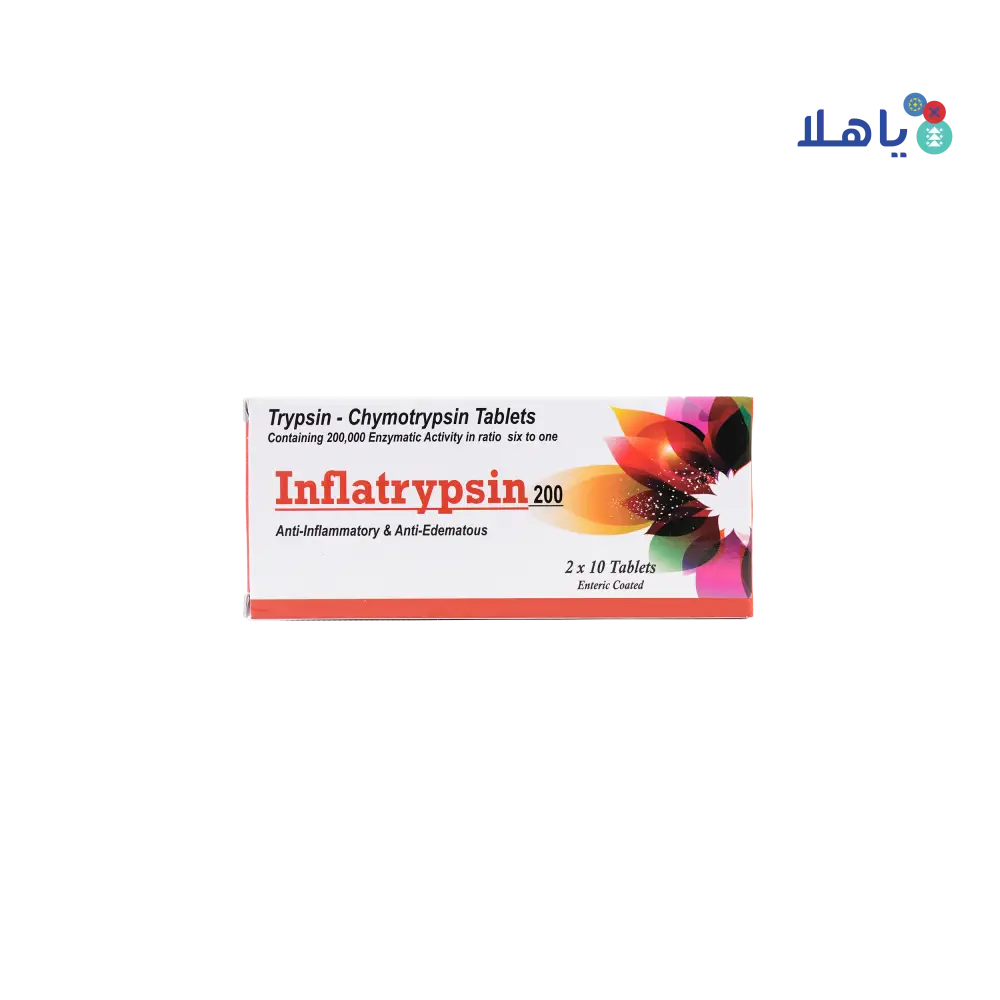 Inflatrypsin 200 20Tablets