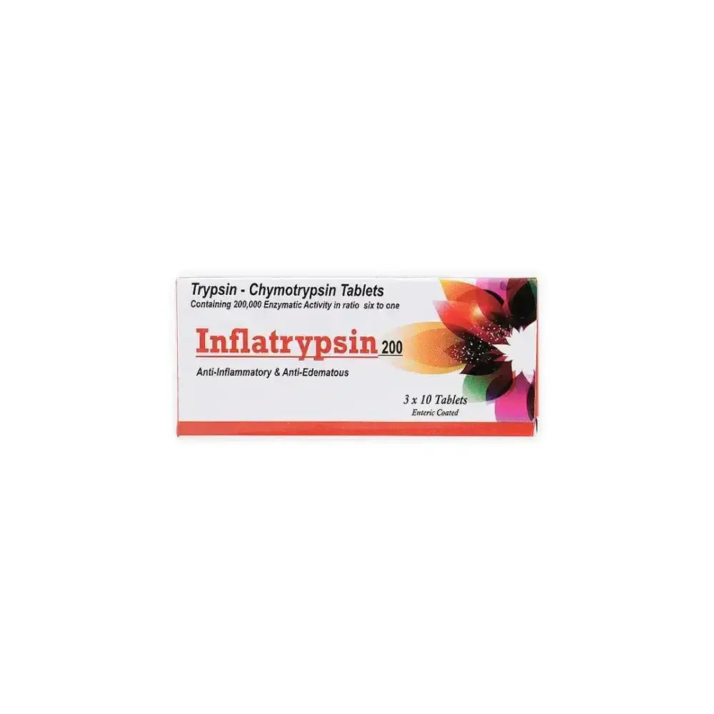 Innovative Healthcare - Inflatrypsin 200 30Tablets - Pharmazone - 