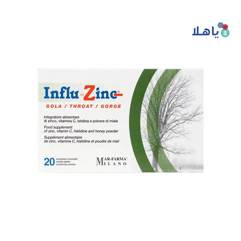 MAR - FARMA MILANO - Influ - Zinc Throat 20Tab - Pharmazone - 