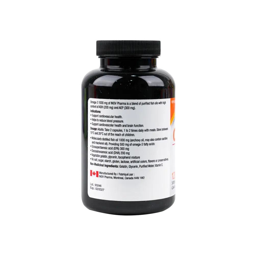 Inov Pharma Omega-3 1000mg 120 Softgels