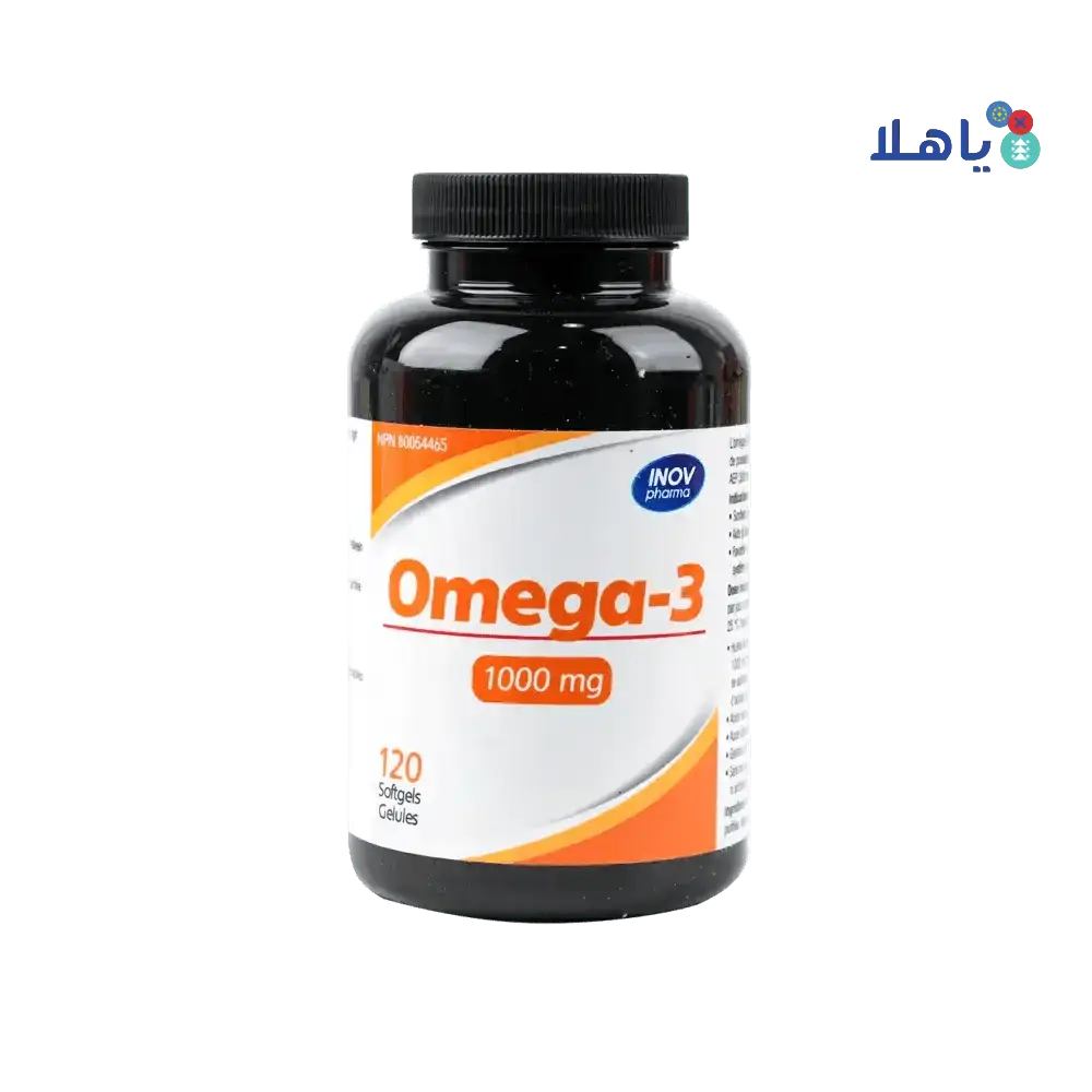 Inov Pharma - Inov Pharma Omega - 3 1000mg 120 Softgels - Pharmazone - 