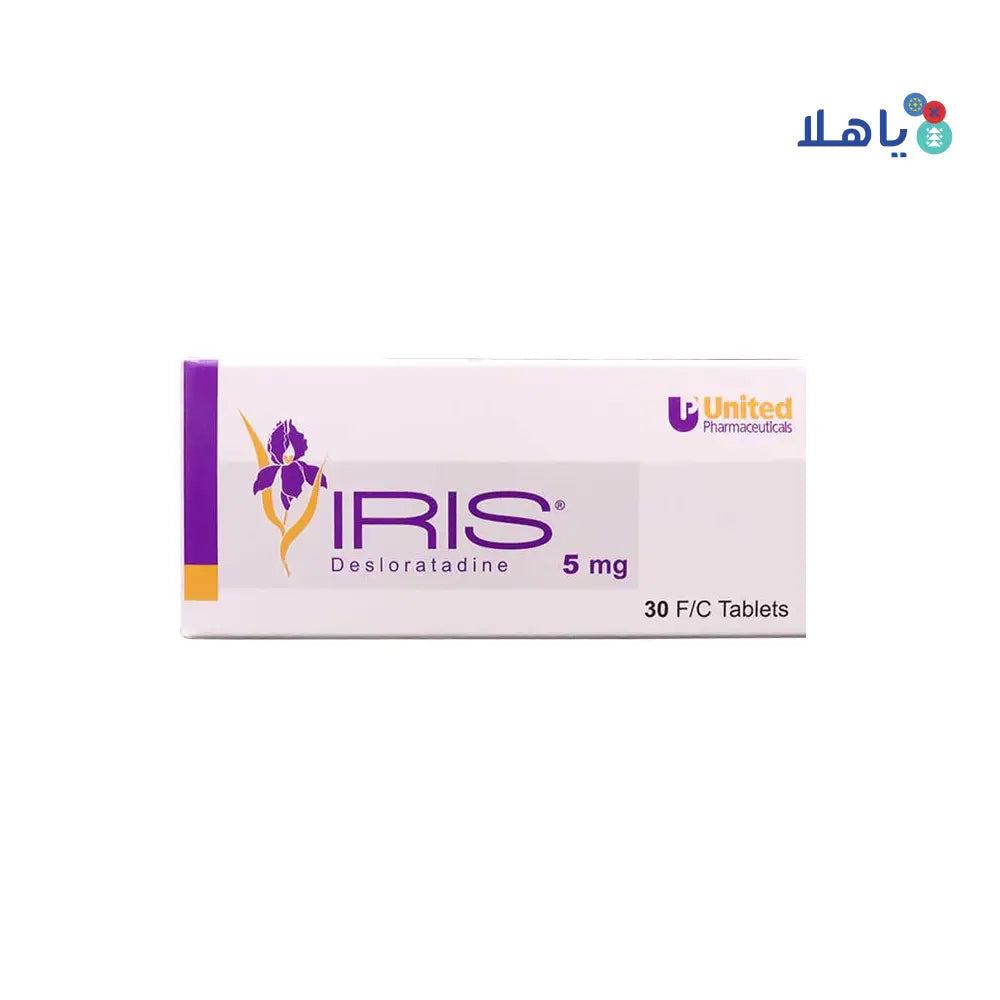 IRIS 5MG 30 F/C TAB