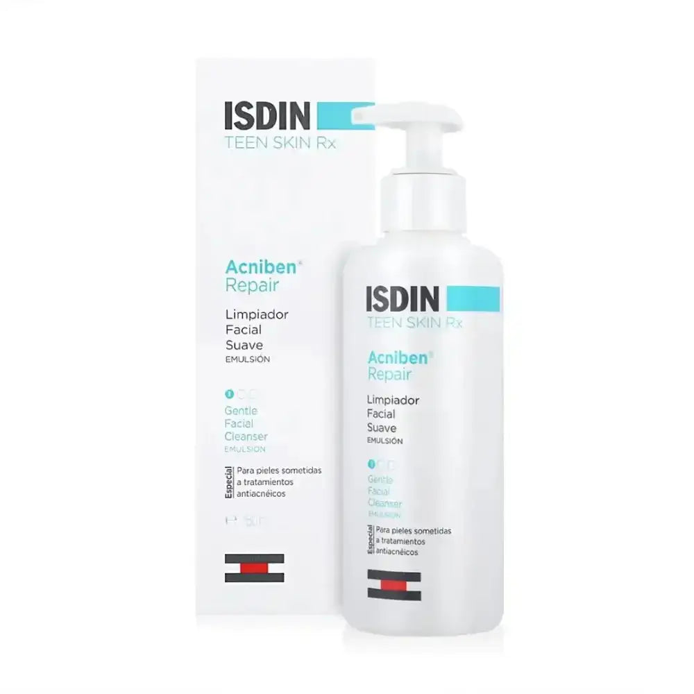 ISDIN - ISDIN ACNIBEN GENTLE FACIAL CLEANSER EMULSION 180ML - Pharmazone - 