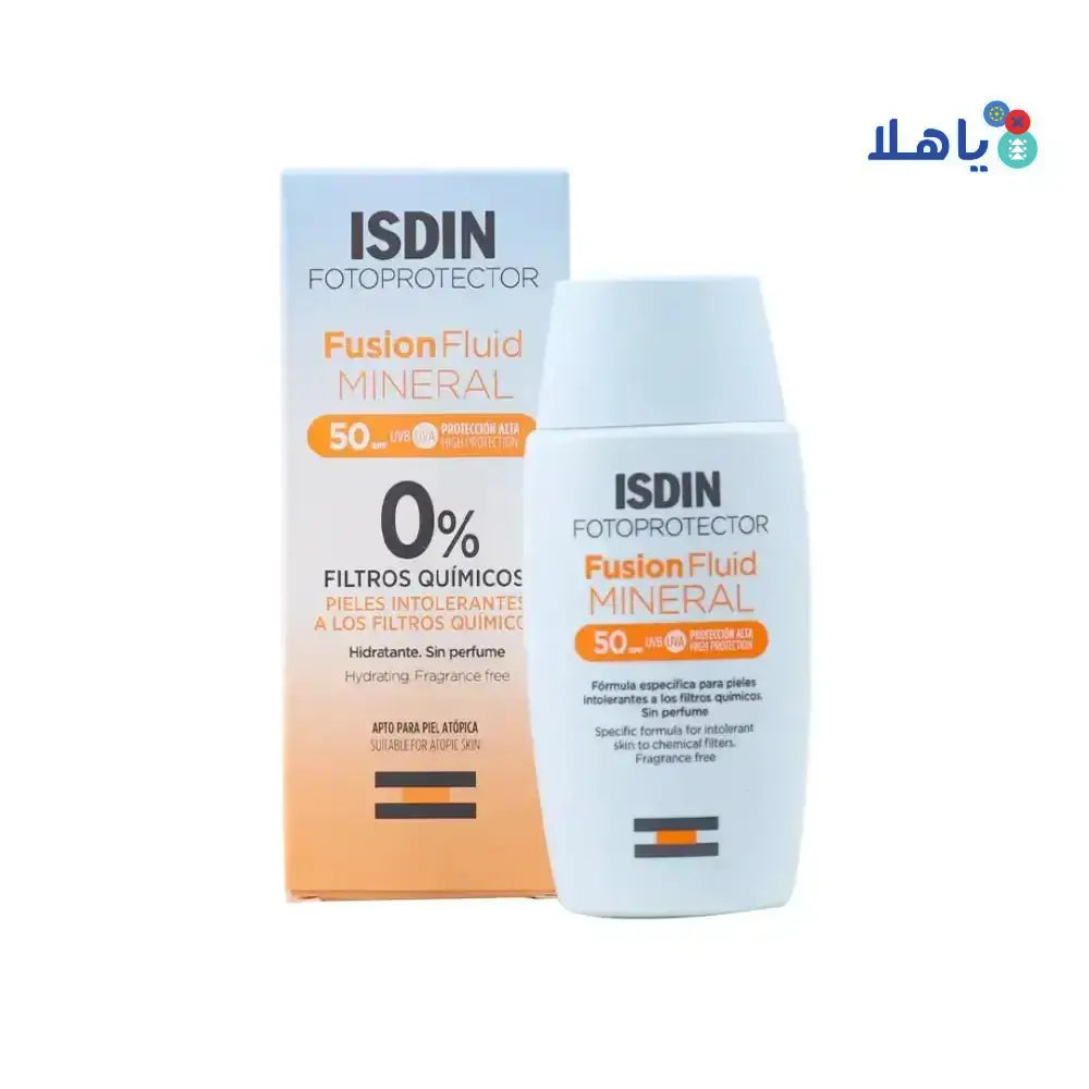 ISDIN - Isdin Fotoprotector Fusion Fluid Mineral Spf50 50ml - Pharmazone - 