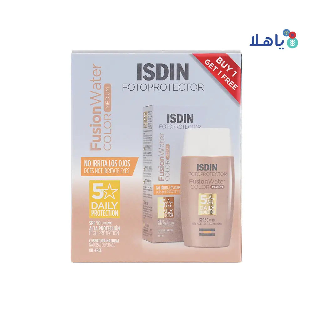 Isdin FotoProtector Fusion Water Color Medium SPF50 50ml 1+1